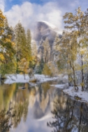 Gary Hart Photography: Clearing Storm, Half Dome Reflection from Sentinel Bridge, Yosemite