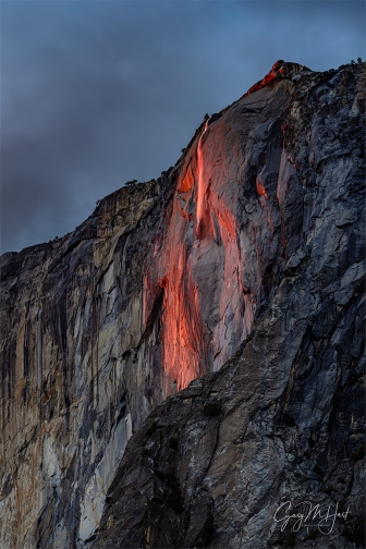 Gary Hart Photography: Last Light, Horsetail Fall, Yosemite