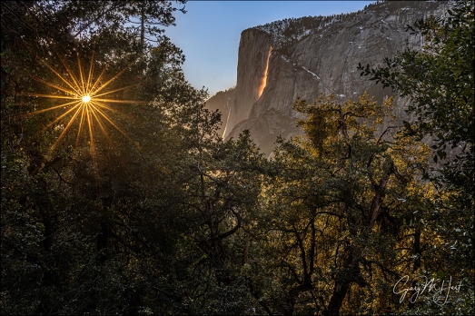Gary Hart Photography: Sunstar, Horsetail Fall and El Capitan, Yosemite