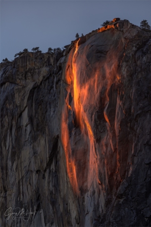 Gary Hart Photography: Windswept, Horsetail Fall, Yosemite