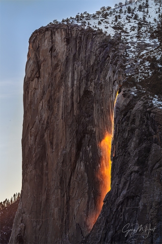 Gary Hart Photography: Horsetail Fall and El Capitan, Four Mile Trail, Yosemite
