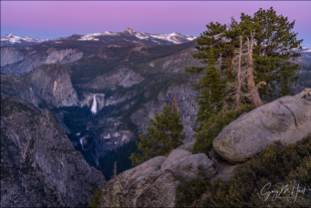 Gary Hart Photography: Alpenglow, Nevada and Vernal Falls from Glacier Point, Yosemite
