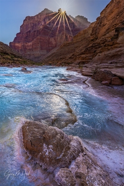 Gary Hart Photography: Sunstar, Little Colorado River, Grand Canyon