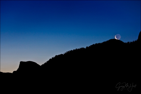 Gary Hart Photography: Lunar Kiss, Half Dome and Sentinel Dome, Yosemite
