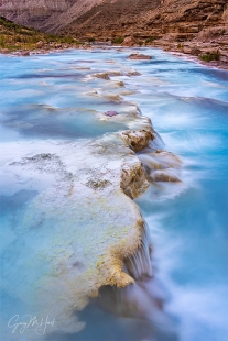 Gary Hart Photography: Limestone Cascades, Little Colorado River, Grand Canyon