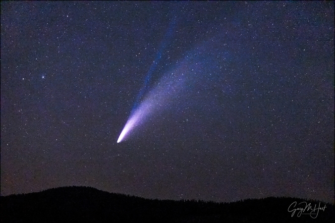 Gary Hart Photography: Comet NEOWISE With Ion Tail, Taft Point, Yosemite