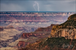 Gary Hart Photography: Hand of God, Forked Lightning, Grand Canyon