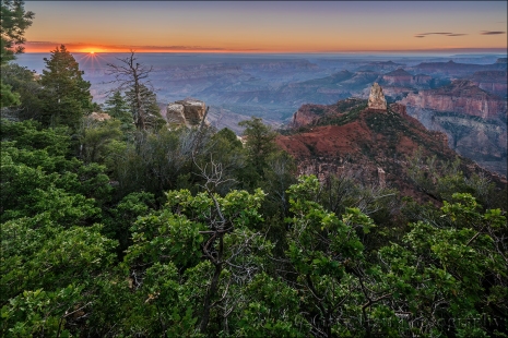 Gary Hart Photography: Sunrise Sunstar, Point Imperial, Grand Canyon