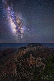Gary Hart Photography: Milky Way and Wotan's Throne, Cape Royal, Grand Canyon