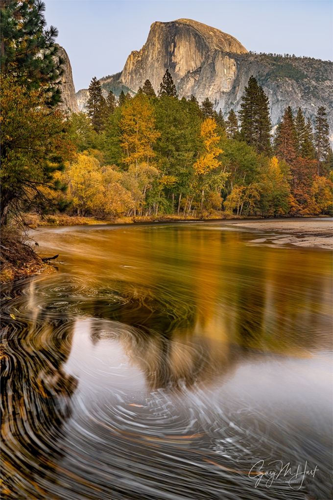 Gary Hart Photography: Autumn Swirl, Half Dome, Yosemite