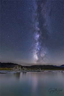 Gary Hart Photography:Milky Way Reflection, South Tufa, Mono Lake
