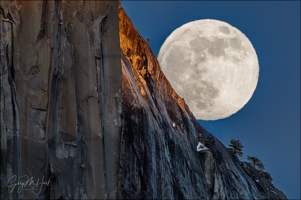 Gary Hart Photography: Massive Moonrise, El Capitan, Yosemite
