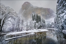 Gary Hart Photography: Falling Snow, El Capitan, Yosemite