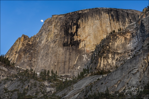 Gary Hart Photography: Half Dome and Tiny Moon, Yosemite