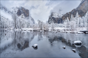 Gary Hart Photography: Fresh Snow, Valley View, Yosemite