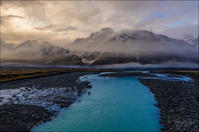 Gary Hart Photography: Clearing Storm, Hooker River, New Zealand