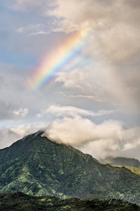 Gary Hart Photography: Mountain Rainbow, Kauai