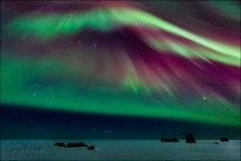 Gary Hart Photography: Wings of Angels, Aurora Above Dyrhólaey, Iceland