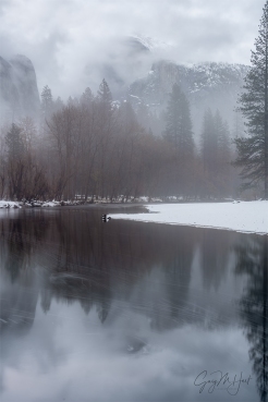 Gary Hart Photography: Winter Veil, Half Dome, Yosemite
