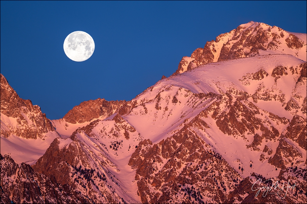 Gary Hart Photography: Sierra Moon, Mt. Williamson, California