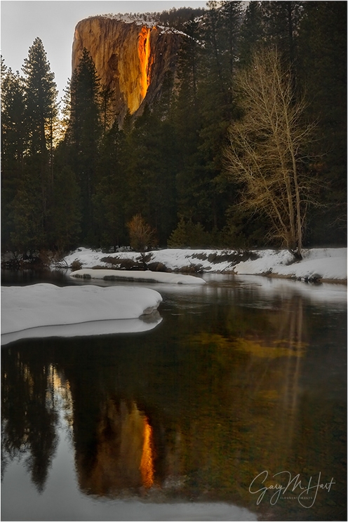 Gary Hart Photography: Horsetail Fall Reflection, Yosemite