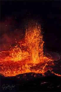 Gary Hart Photography: Fountain of Fire, Kilauea, Hawaii