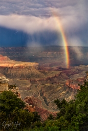 Gary Hart Photography: Electric Rainbow, Walhalla Overlook, Grand Canyon
