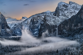 Gary Hart Photography: Dance of the Veils, Tunnel View, Yosemite : Half Dome, Bridalveil Fall